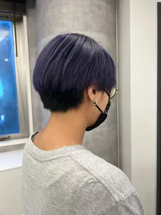 ショート カラー ハイトーン特化サロン 🍑momo🍑のヘアスタイル