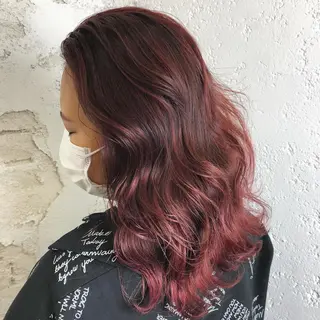 ミディアム カラー ️🩵透明感カラー Yūka🩵のヘアスタイル