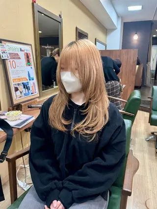セミロング 梶尾 悠人のヘアスタイル