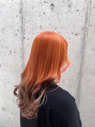 セミロング SOYONなんば所属・難波/ハイトーン特化 🎀MIU🎀のヘアスタイル