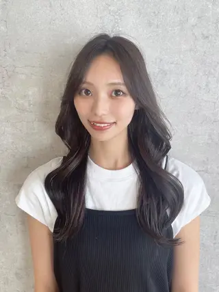 セミロング トレンド韓国ヘア 🇰🇷のんのヘアスタイル