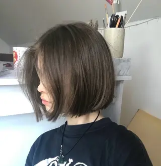 ミディアム 💛NOZOMI💛 ハイトーンカラーのヘアスタイル