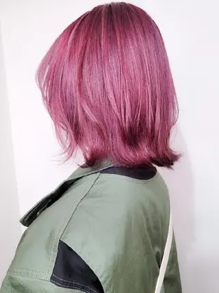 セミロング 🇰🇷透明感×ハイ トーン🌟tomoのヘアスタイル