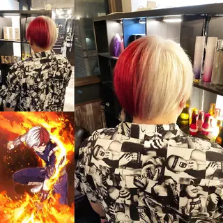 ショート KIRA スズキ タクヤ/店長のヘアスタイル