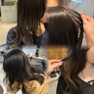 ロング カラー Lomalia もえかのヘアスタイル