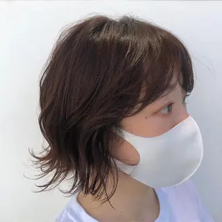 カラー カトウ ユウカのヘアスタイル