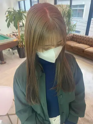 ロング カラー aoi ♡グレージュ ・ベージュカラーのヘアスタイル