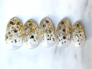 ロング ネイルPetit Ribbonのネイルデザイン