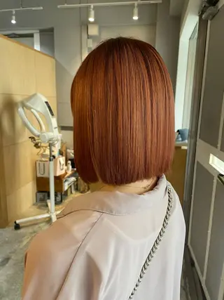 ミディアム カラー miloc那覇 MIKUのヘアスタイル