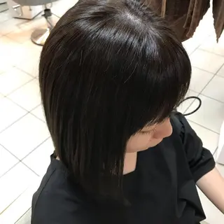 ミディアム カラー Jill franc _ ayanoのヘアスタイル