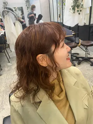 パーマ yamashita moekaのヘアスタイル