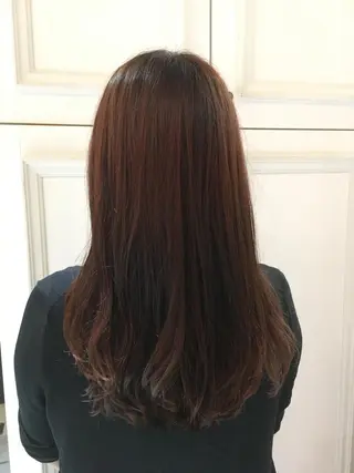 ロング 田中 未澪のヘアスタイル