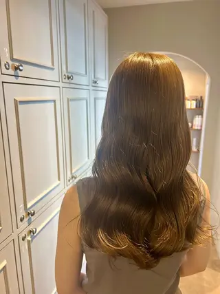 ロング 艶髪/韓国風🤍🖤 小林実央‎のヘアスタイル