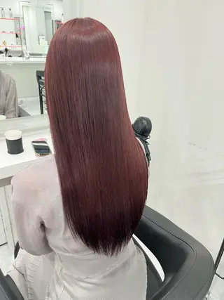 ロング カラー 🫧うる艶トレンド 🫧透明感カラーのヘアスタイル