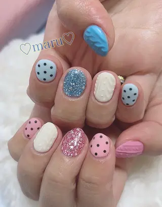 ネイル まるみ ♡のネイルデザイン