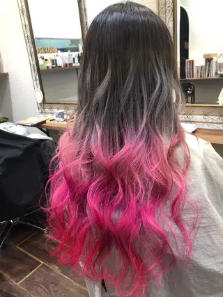 ロング 皆巳 達郎のヘアスタイル