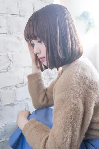 ミディアム KAMIGAMI所属・KAMIGAMI SAKAEのヘアスタイル