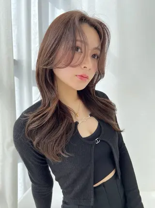 ロング カラー 韓国ヘア×髪質改善 /yoshikaのヘアスタイル