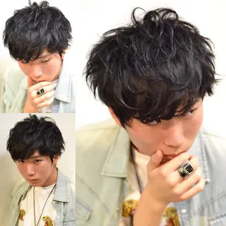 ショート メンズ 大木 拓瑞のヘアスタイル