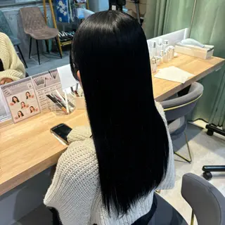 ロング カラー りあの🎀 /暖色カラー🍒のヘアスタイル