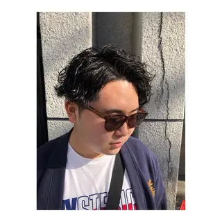 パーマ メンズ メンズパーマ 次元のヘアスタイル