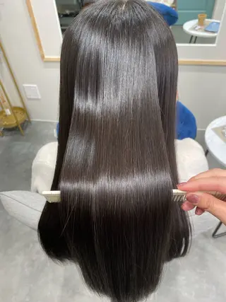 ロング 【coco.】hair所属・カジカワサキ/髪質 改善/クロスパーマのヘアスタイル