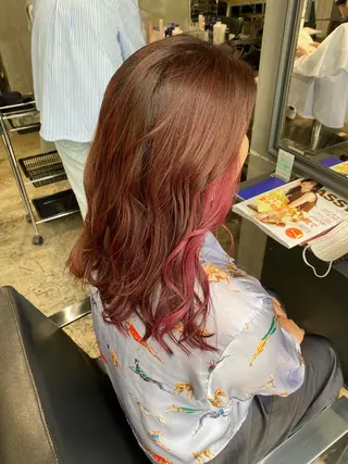 セミロング カラー Agu hair lore沼館店所属・八戸パーマ/メンズパ ーマ/シンゴ。のヘアスタイル