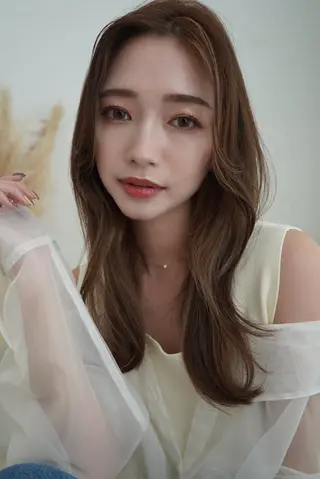 ロング カラー ANGELICA 天理店のヘアスタイル