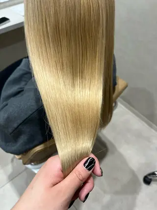 ロング カラー number大分/ 磯部栞里のヘアスタイル