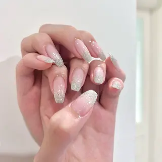 ネイル 🎀チーク/ちゅるん 🫧chisa🎀のネイルデザイン