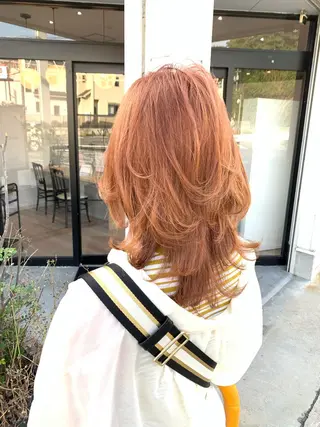 セミロング カラー Roid 代表✨HIROのヘアスタイル