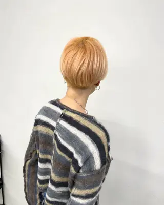 ショート カラー Lann    HAIR•MAKE所属・渡邉 琢也のヘアスタイル