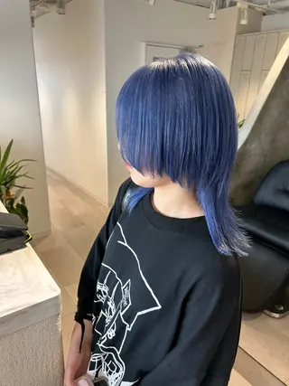 セミロング ior北千住【イオール】所属・YU(ハイトーン/ ブリーチカラー)のヘアスタイル