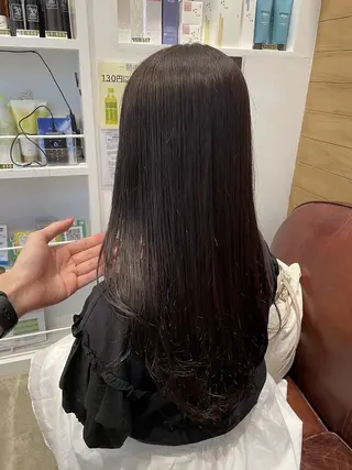ロング カラー 飯田 真季のヘアスタイル
