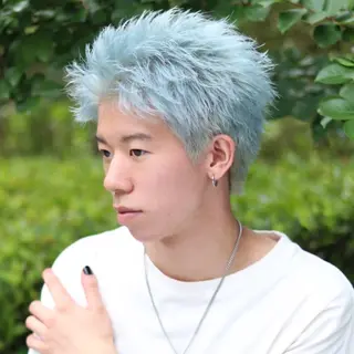 ショート カラー パーマ メンズ メンズ特化 😎キョウヘイ😎のヘアスタイル