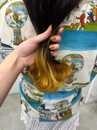 ロング カラー MUKU ひかるのヘアスタイル