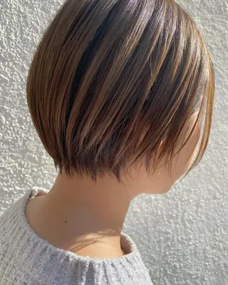 ショート 岩尾 萌々子のヘアスタイル