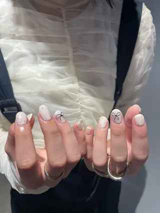 ネイル HOSHI ⭐️辻堂 /藤沢ガーリーネイルのネイルデザイン