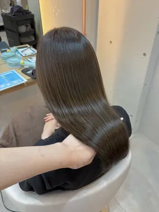 ロング カラー ヘアアレンジ MISAKI🤍 似合わせ透明感カラーのヘアスタイル