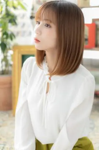 ミディアム カラー COVER HAIR bliss 大宮店所属・出川 宙☘️のヘアスタイル