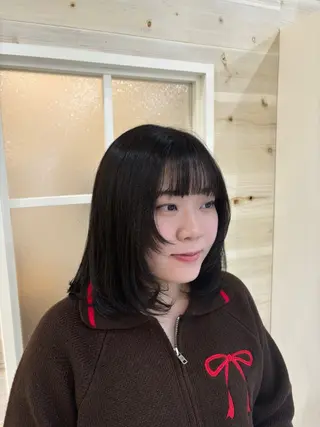 ミディアム カラー 田野倉NEXT店 美髪ニストのヘアスタイル