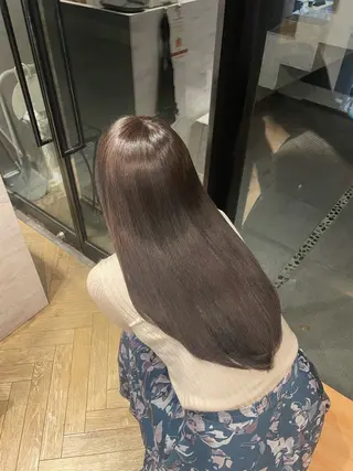 ロング カラー うる艶カラー/美髪 トリートメント/めいのヘアスタイル