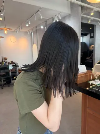ミディアム ai カラーモデル募集中のヘアスタイル