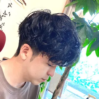 パーマ メンズ ナガハマ美容室所属・ナガハマ ミカのヘアスタイル