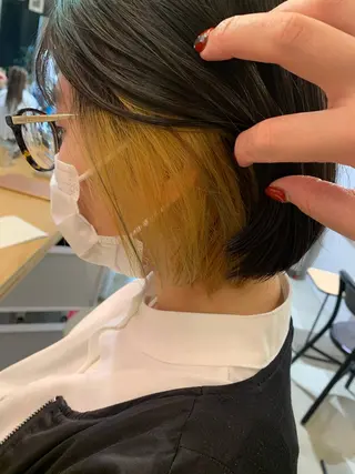 ショート カラー GLANDINEアリオ札幌店所属・☁️ささきゆや ☁️のヘアスタイル