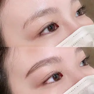 アイブロウ 艶髪透明感✨ストレ ート/池田  優紀のマツエク・マツパデザイン