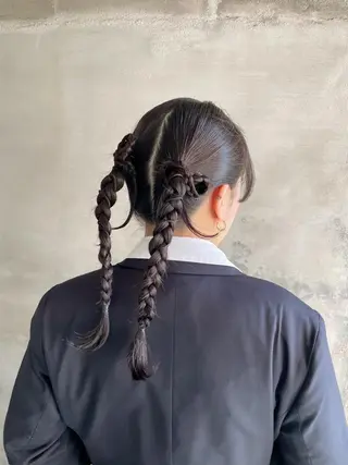 ヘアアレンジ 暖色カラー /ヘアアレンジ/花鈴のヘアスタイル