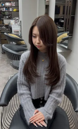 ロング カラー 新越谷ハイトーン/ 透明感カラー/ryuのヘアスタイル