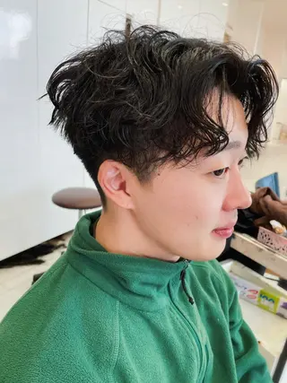 ショート パーマ メンズ saito .のヘアスタイル