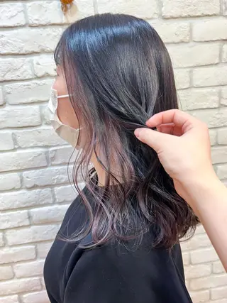 ロング カラー 🎀野崎 美玖𝜗𝜚˚⋆のヘアスタイル